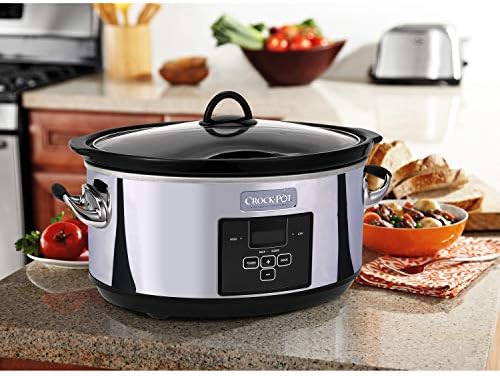 7 Quart Programmable Slow Cooker – Polished Platinum - Curated Catalog S0