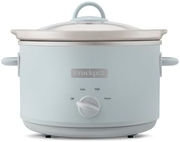 4.5 Quart Manual Slow Cooker – Macaroon Blue - Curated Catalog Y7