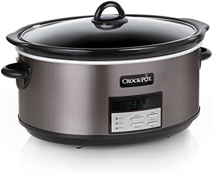 8 Quart Programmable Slow Cooker with Auto Warm - Curated Catalog X3