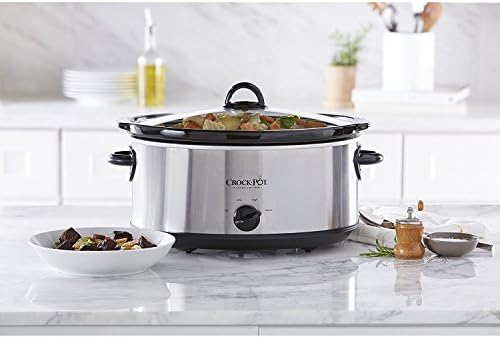7 Quart Oval Manual Slow Cooker – Stainless Steel - Curated Catalog B8