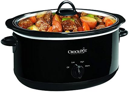 8 Quart Manual Slow Cooker – Black - Curated Catalog C6