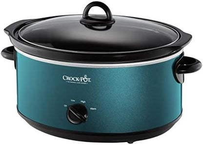 7 Quart Manual Slow Cooker – Turquoise - Curated Catalog M6
