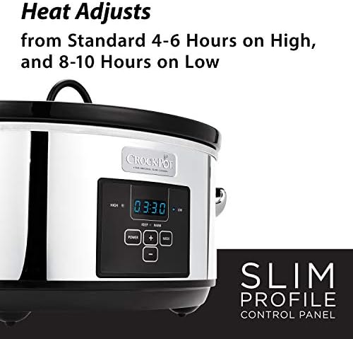 7 Quart Programmable Slow Cooker – Polished Platinum - Curated Catalog S0