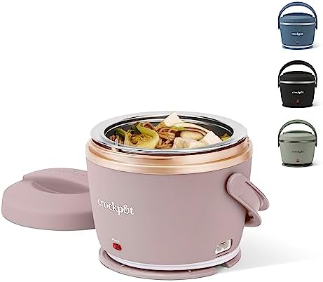 Electric Lunch Box Food Warmer 20oz – Blush Pink - Curated Catalog F3