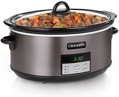 8 Quart Programmable Slow Cooker with Auto Warm - Curated Catalog X3