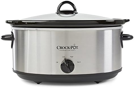 7 Quart Oval Manual Slow Cooker – Stainless Steel - Curated Catalog B8