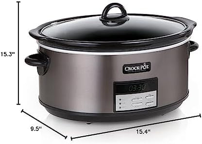 8 Quart Programmable Slow Cooker with Auto Warm - Curated Catalog X3