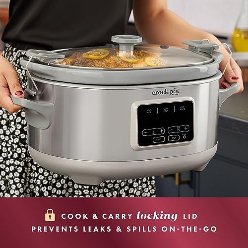 7 Quart Programmable Cook & Carry Slow Cooker - Curated Catalog J5