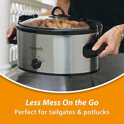 Cook & Carry 6 Quart Portable Slow Cooker - Curated Catalog Z8