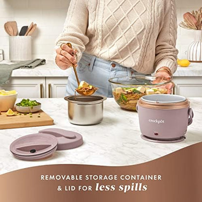 Electric Lunch Box Food Warmer 20oz – Blush Pink - Curated Catalog F3