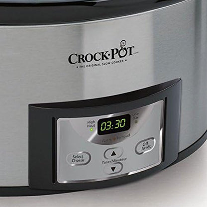 Cook & Carry 6 Quart Programmable Slow Cooker - Curated Catalog E5