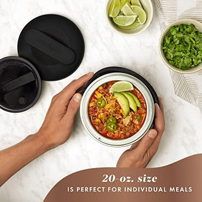 Electric Lunch Box Food Warmer 20oz – Black - Curated Catalog B6