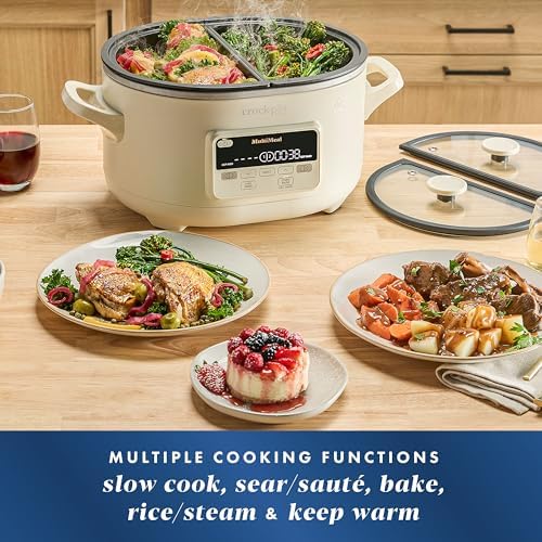 MultiMeal Multicooker with Programmable Slow Cooker - Curated Catalog A4