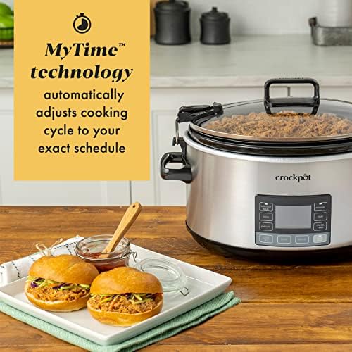 7 Quart Portable Programmable Slow Cooker with Timer - Curated Catalog K7