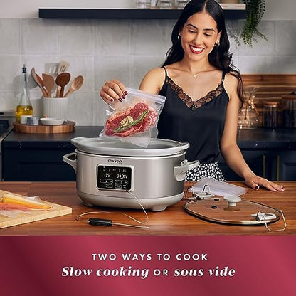 7 Quart Programmable Cook & Carry Slow Cooker - Curated Catalog J5