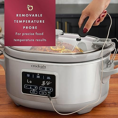 7 Quart Programmable Cook & Carry Slow Cooker - Curated Catalog J5