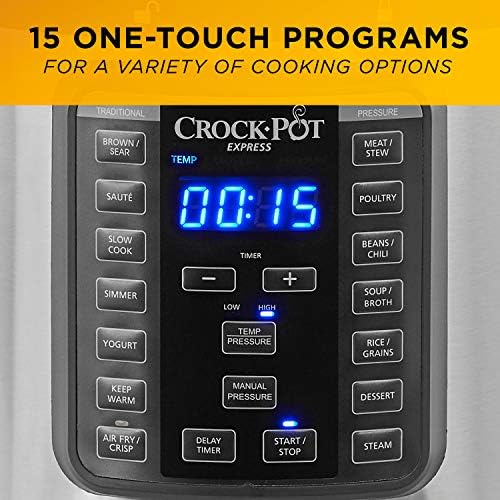 Express Crisp 8 Quart 10-in-1 Pressure Cooker - Curated Catalog J4