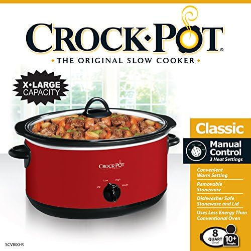 Express Crock 8 Quart Programmable Slow Cooker - Curated Catalog Z0