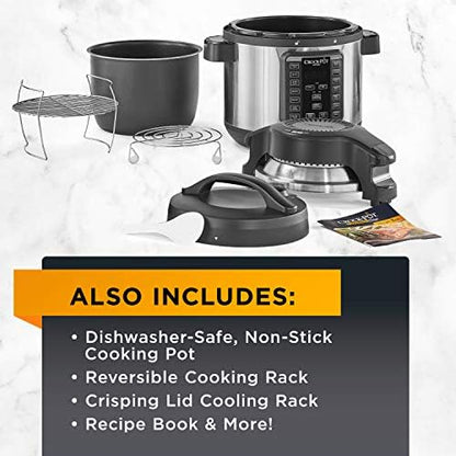 Express Crisp 8 Quart 10-in-1 Pressure Cooker - Curated Catalog J4