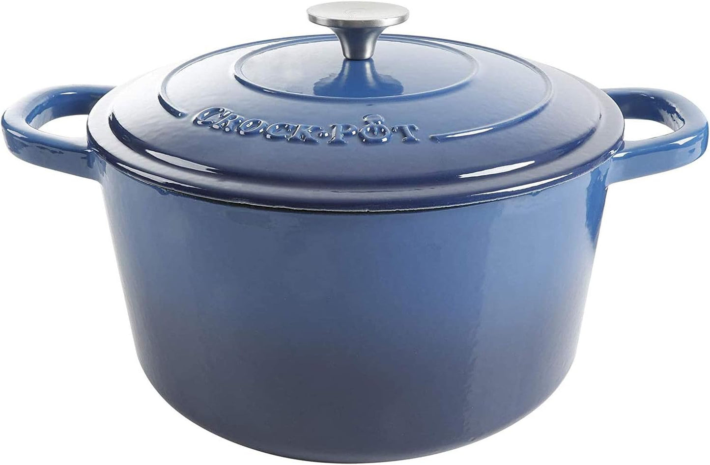 3 Quart Enameled Cast Iron Dutch Oven – Aqua - Curated Catalog H5