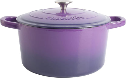 3 Quart Enameled Cast Iron Dutch Oven – Aqua - Curated Catalog Y0