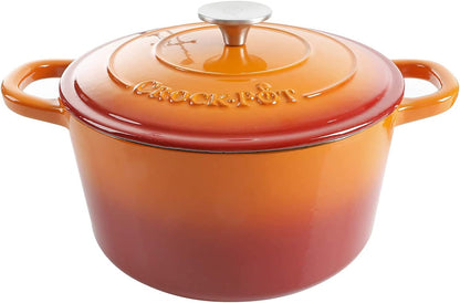 3 Quart Enameled Cast Iron Dutch Oven – Aqua - Curated Catalog H5