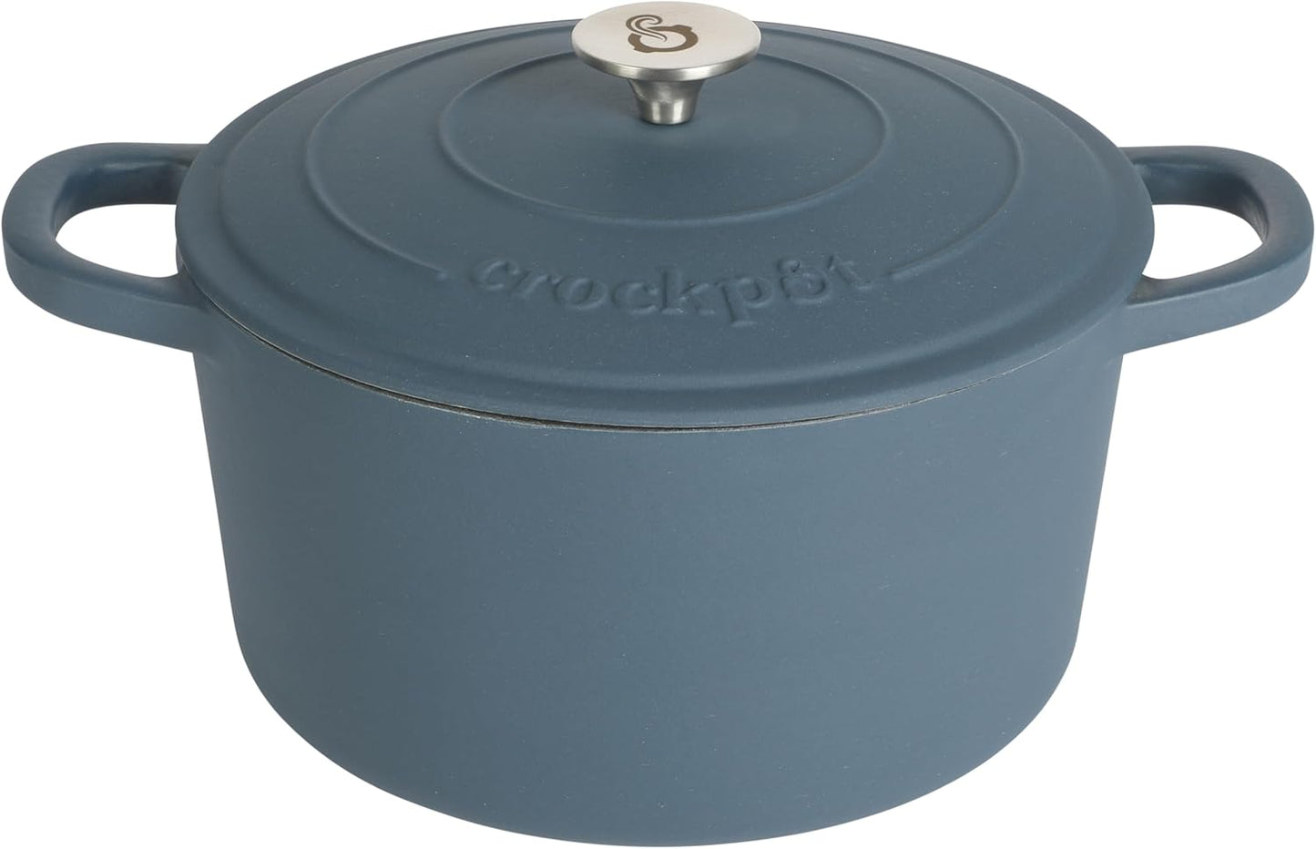 3 Quart Enameled Cast Iron Dutch Oven – Aqua - Curated Catalog Y0