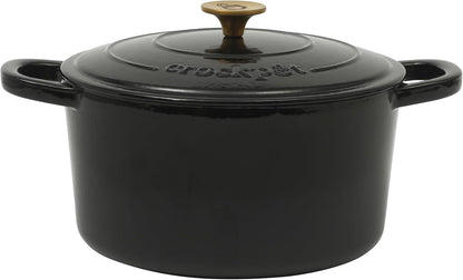 3 Quart Enameled Cast Iron Dutch Oven – Aqua - Curated Catalog Y0