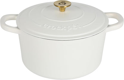 3 Quart Enameled Cast Iron Dutch Oven – Aqua - Curated Catalog H5