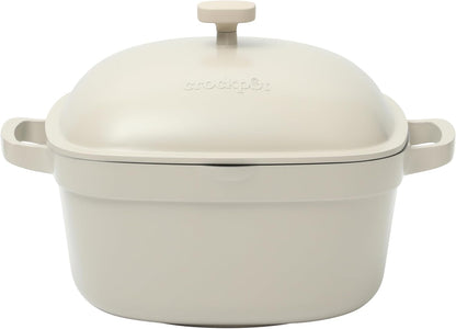3 Quart Enameled Cast Iron Dutch Oven – Aqua - Curated Catalog H5