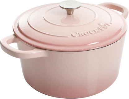 3 Quart Enameled Cast Iron Dutch Oven – Aqua - Curated Catalog Y0