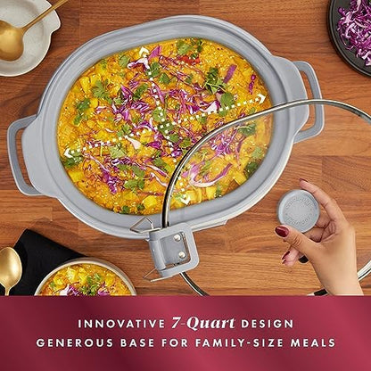 7 Quart Programmable Cook & Carry Slow Cooker - Curated Catalog J5
