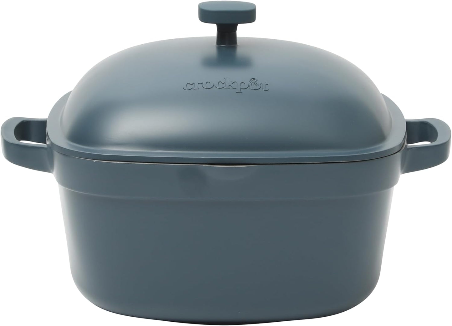3 Quart Enameled Cast Iron Dutch Oven – Aqua - Curated Catalog Y0